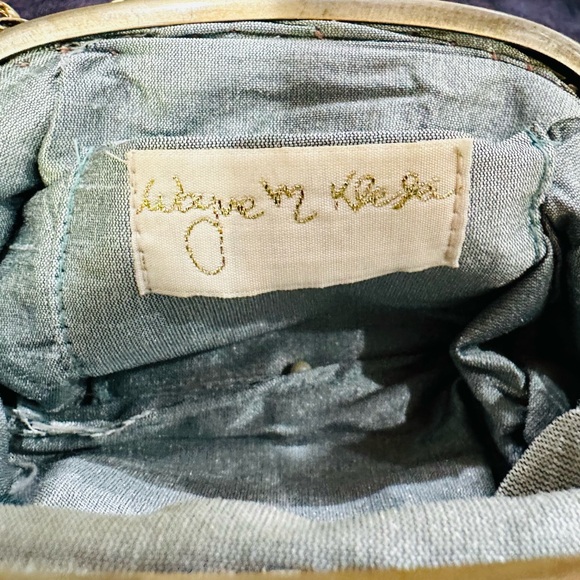 Vintage Collectible Wayne M Kleski White Pearl Beaded Wedding Bag Purse-FRAGILE - Picture 7 of 9